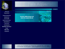 Tablet Screenshot of fels-aquaristik.de